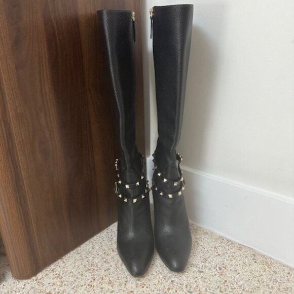 Valentino Rockstud Knee  High Boots - Picture 10 of 12